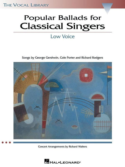 Popular Ballads for Classical Singers, Low Voice-Vocal-Hal Leonard-Engadine Music