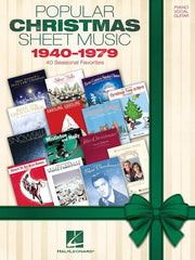 Popular Christmas Sheet Music 1940-1979, Piano Vocal & Guitar