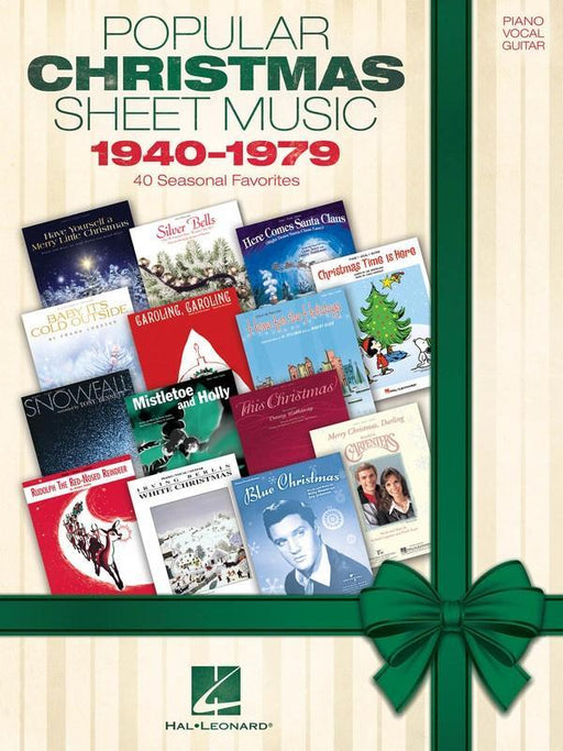 Popular Christmas Sheet Music 1940-1979, Piano Vocal & Guitar