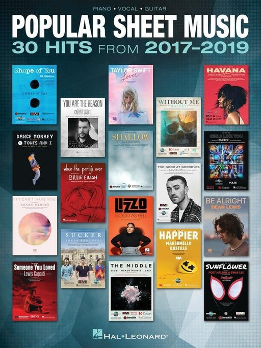 Popular Sheet Music - 30 Hits from 2017-2019, Piano Vocal & Guitar