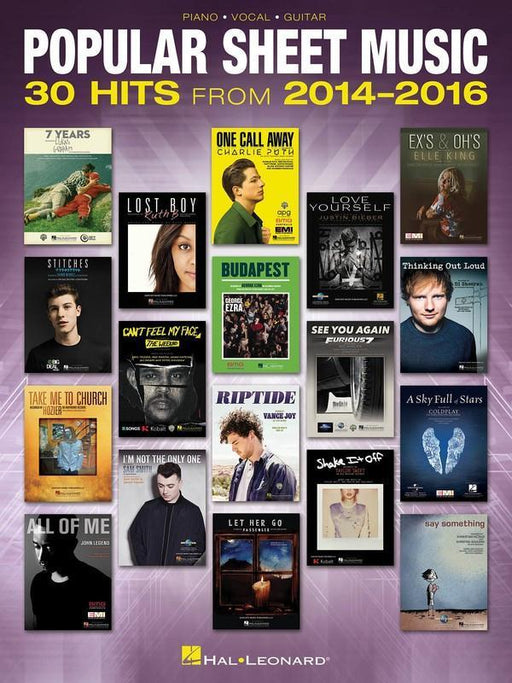 Popular Sheet Music, Piano Vocal & Guitar-Songbooks-Hal Leonard-Engadine Music