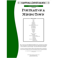 Portrait of a Mining Town, Nathan Cahill Concert Band Chart Grade 2.5-Concert Band Chart-Nathan Cahill-Engadine Music