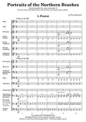 Portraits of the Northern Beaches, Tim Rowland Concert Band Grade 1.5-Concert Band-Hosenbugler-Engadine Music