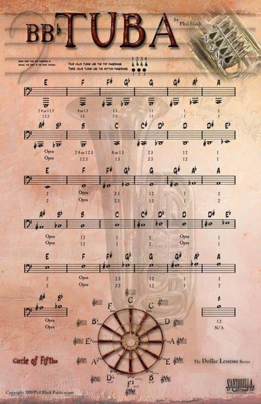Poster Tuba 43X28cm-Music Poster-Hal Leonard-Engadine Music