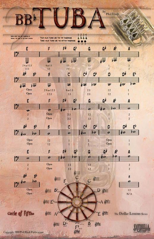 Poster Tuba 43X28cm-Music Poster-Hal Leonard-Engadine Music