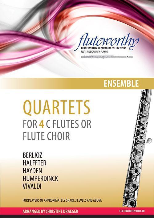 Quartets for Four C Flutes-Woodwind-Fluteworthy-Engadine Music