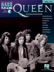Queen, Bass Play-Along Volume 39-Guitar & Folk-Hal Leonard-Engadine Music