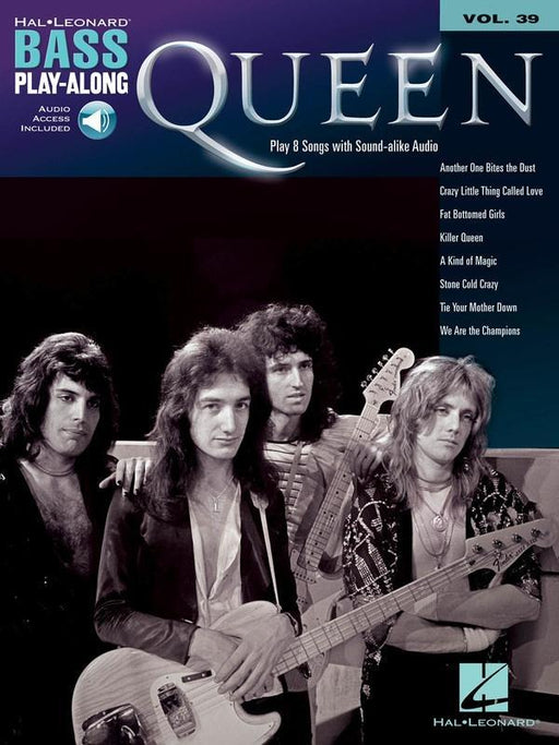 Queen, Bass Play-Along Volume 39-Guitar & Folk-Hal Leonard-Engadine Music