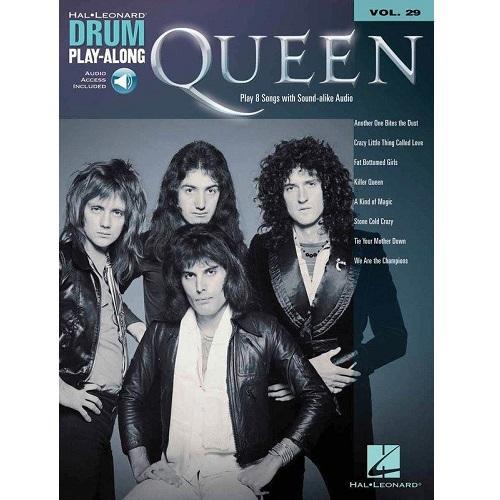 Queen, Drum Play-Along Volume 29-Percussion-Hal Leonard-Engadine Music