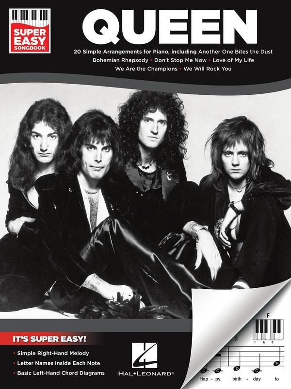 Queen - Super Easy Songbook, Piano-Piano & Keyboard-Hal Leonard-Engadine Music