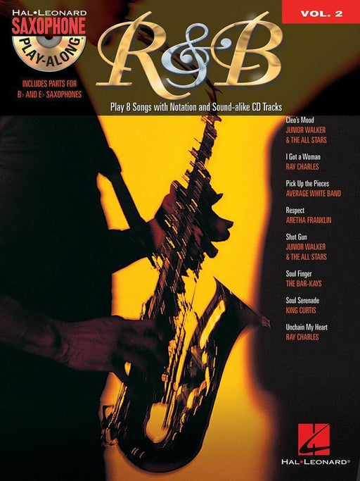 R&B, Saxophone Play-Along Volume 2-Woodwind-Hal Leonard-Engadine Music