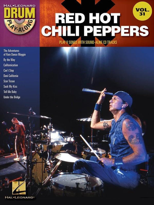 Red Hot Chili Peppers, Drum Play-Along Volume 31-Percussion-Hal Leonard-Engadine Music