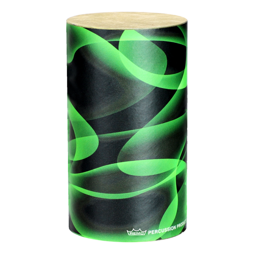 Remo Green and Clean 4” Bossa Shaker.  - Green & Black