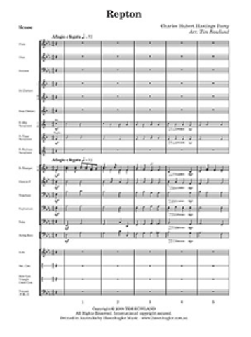 Repton, Tim Rowland Concert Band Grade 2-Concert Band-Hosenbugler-Engadine Music