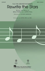 Rewrite the Stars (from The Greatest Showman), Pasek & Paul, Arr. Roger Emerson Choral-Choral-Hal Leonard-SAB-Engadine Music