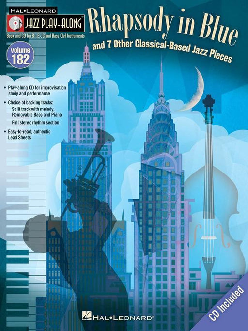 Rhapsody in Blue & 7 Other Classical-Based Jazz Pieces-Jazz-Hal Leonard-Engadine Music