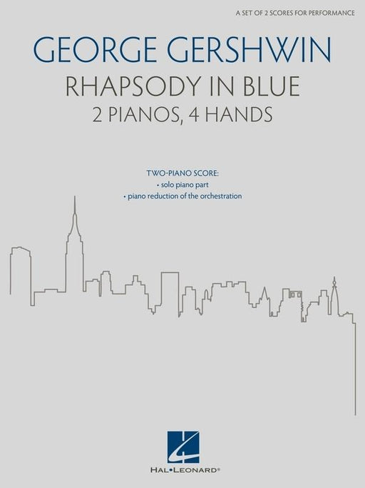 Rhapsody in Blue for 2 Pianos, 4 Hands