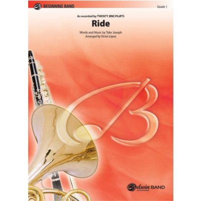 Ride, TWENTY ONE PILOTS Arr. Victor Lopez Concert Band Chart Grade 1-Concert Band Chart-Alfred-Engadine Music