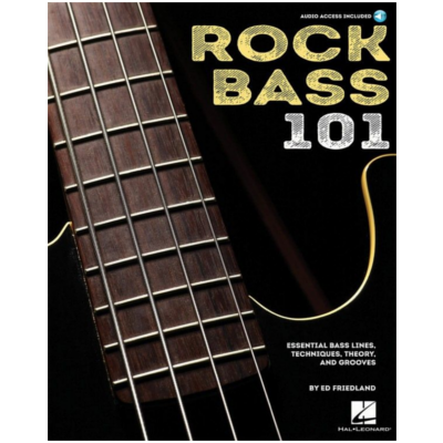 Rock Bass 101 - Bass Guitar-Guitar & Folk-Hal Leonard-Engadine Music