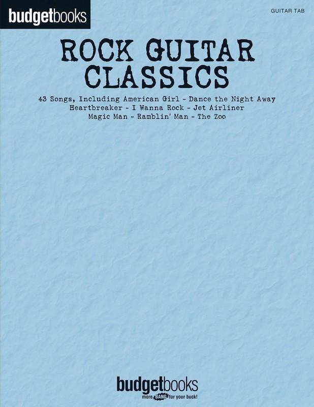 Rock Guitar Classics - Budget Book-Songbooks-Hal Leonard-Engadine Music