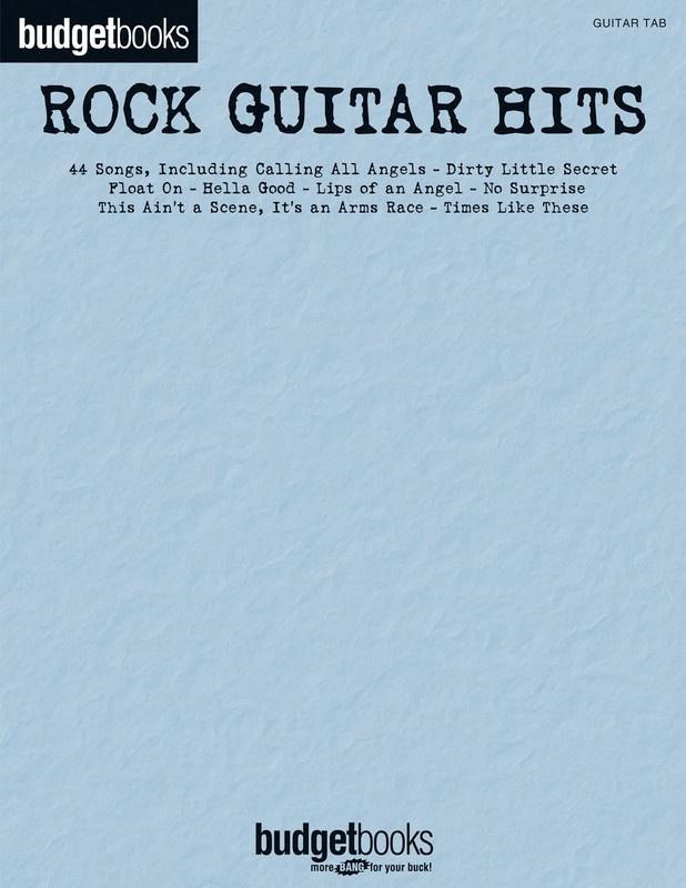 Rock Guitar Hits - Budget Book, Guitar TAB with Lyrics & Chords