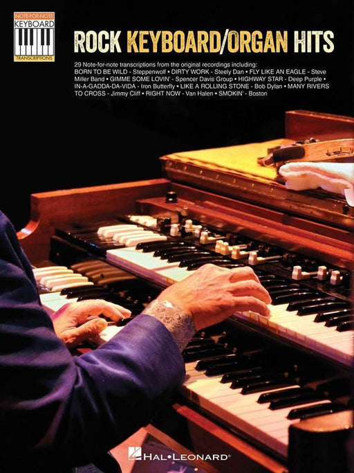 Rock Keyboard/Organ Hits-Songbooks-Hal Leonard-Engadine Music