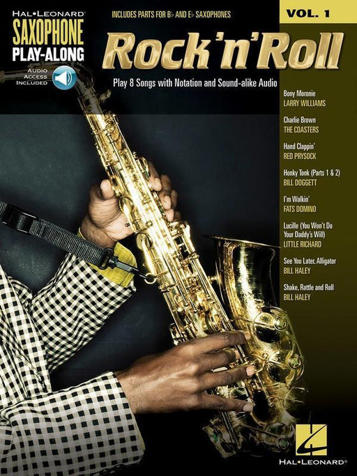 Rock 'n' Roll, Saxophone Play-Along Volume 1-Woodwind-Hal Leonard-Engadine Music