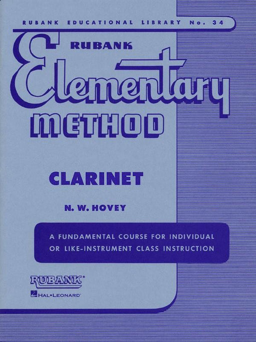 Rubank Elementary Method - Clarinet-Woodwind-Hal Leonard-Engadine Music