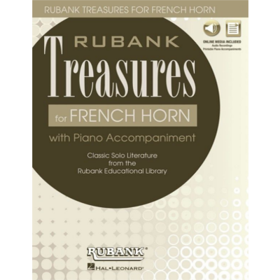 Rubank Treasures for French Horn-Brass-Hal Leonard-Engadine Music
