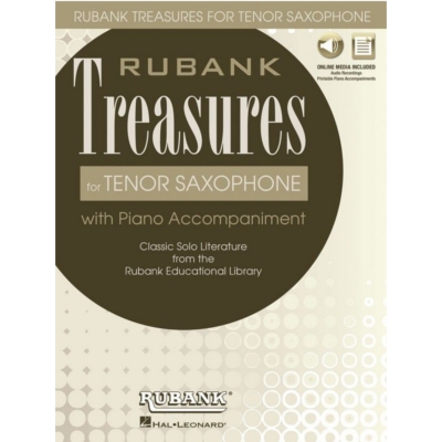 Rubank Treasures for Tenor Saxophone-Woodwind-Hal Leonard-Engadine Music