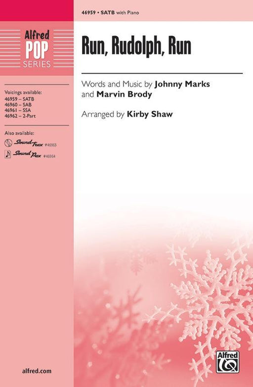 Run, Rudolph, Run, Marks Brody Arr. Kirby Shaw Choral-Choral-Alfred-SATB-Engadine Music
