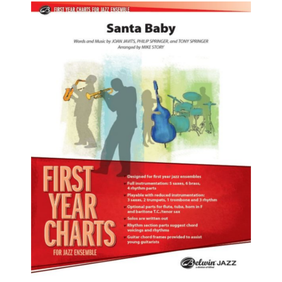 Santa Baby Arr. Mike Story Concert Band Chart Grade 1-Stage Band chart-Alfred-Engadine Music