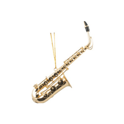 Saxophone Ornament 4.5