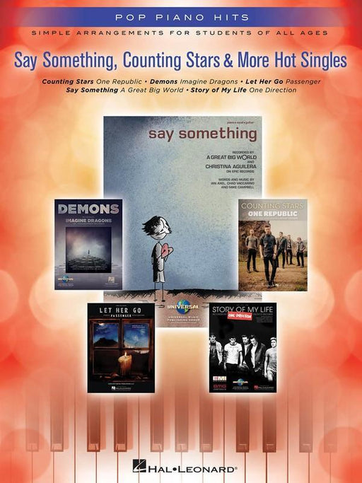 Say Something, Counting Stars & More Hot Singles-Piano & Keyboard-Hal Leonard-Engadine Music