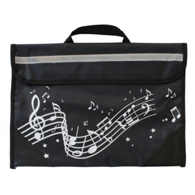 School Bag Notes Black-Clothing & Bags-Engadine Music-Engadine Music