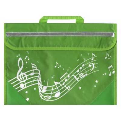 School Bag Notes Green-Clothing & Bags-Engadine Music-Engadine Music