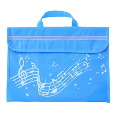 School Bag Notes Light Blue-Clothing & Bags-Engadine Music-Engadine Music