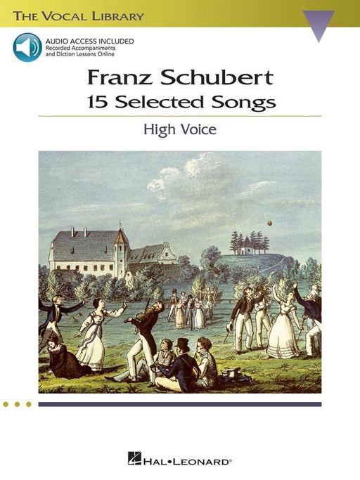 Schubert - 15 Selected Songs, High Voice-Vocal-Hal Leonard-Engadine Music