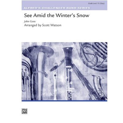 See Amid the Winter's Snow, John Goss Concert Band Chart Grade 1.5-Concert Band Chart-Alfred-Engadine Music