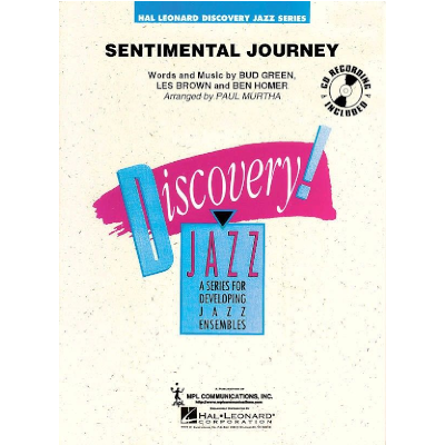 Sentimental Journey Arr. Paul Murtha Stage Band Chart Grade 1.5-Stage Band chart-Hal Leonard-Engadine Music