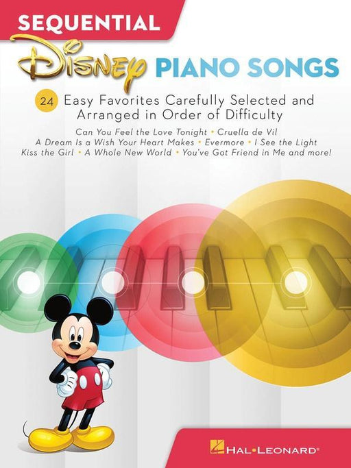 Sequential Disney Piano Songs-Piano & Keyboard-Hal Leonard-Engadine Music