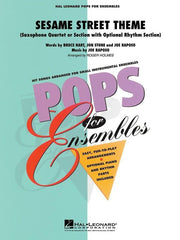Sesame Street Theme Arr. Roger Holmes Saxophone Quartet Grade 2.5