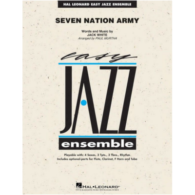 Seven Nation Army, The White Stripes Arr. Paul Murtha Stage Band Chart Grade 2-Stage Band chart-Hal Leonard-Engadine Music