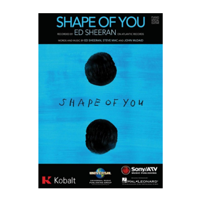 Shape of You Ed Sheeran Piano Vocal & Guitar, Single Sheets-Single Sheets-Hal Leonard-Engadine Music
