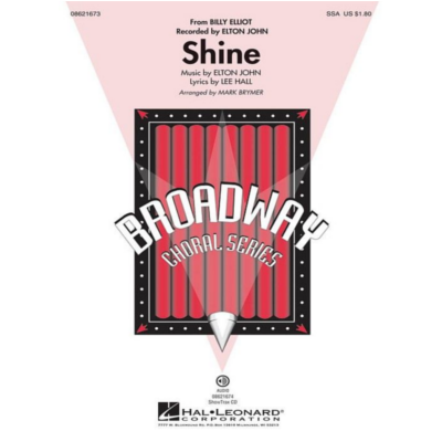 Shine, Elton John Arr. Mark Brymer Choral Showtrax CD-Choral-Hal Leonard-Engadine Music