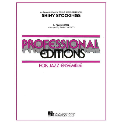 Shiny Stockings, Frank Foster Arr. Sammy Nestico Stage Band Chart Grade 5-Stage Band chart-Hal Leonard-Engadine Music