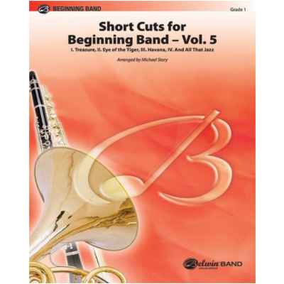 Short Cuts for Beginning Band - Vol. 5, Arr. Michael Story Concert Band Chart Grade 1-Concert Band Chart-Alfred-Engadine Music