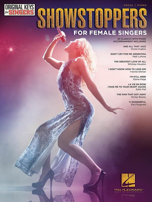 Showstoppers for Female Singers-Songbooks-Hal Leonard-Engadine Music