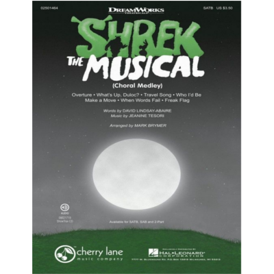 Shrek: The Musical (Choral Medley), Jeanine Tesori Arr. Mark Brymer Showtrax CD-Choral-Hal Leonard-Engadine Music