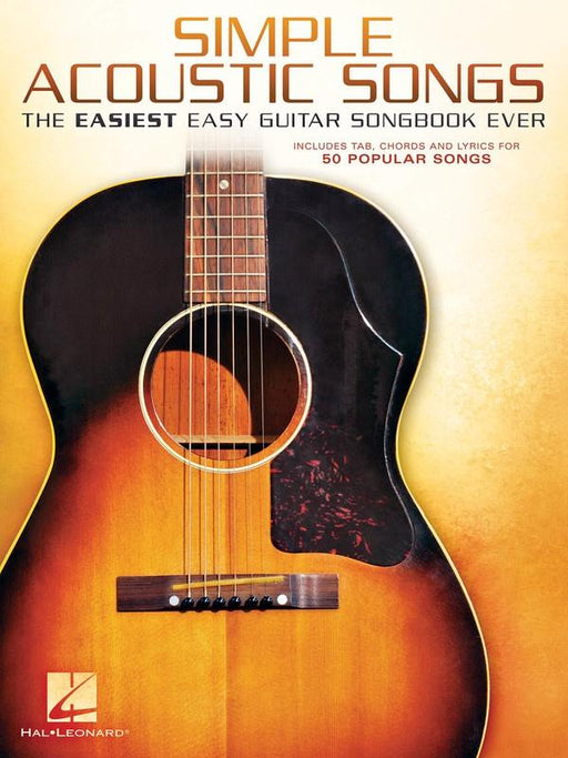 Simple Acoustic Songs-Guitar & Folk-Hal Leonard-Engadine Music